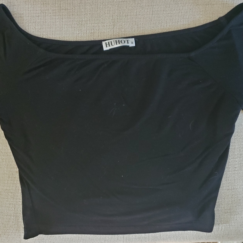 Off shoulder crop top